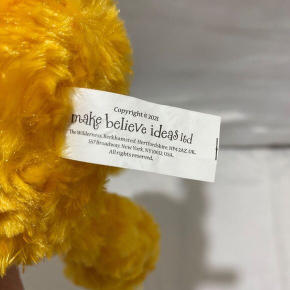 Make Believe Ideas Plush Lion Sensory Snuggables Rattle Stuffed Animal 12” - Picture 7 of 8